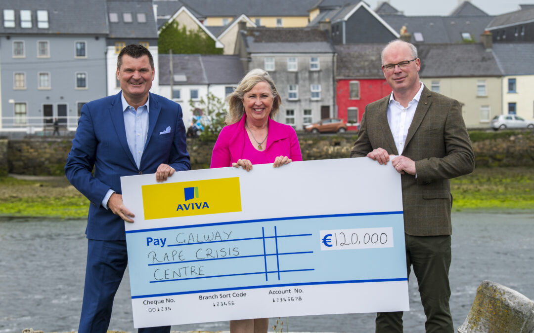Galway Rape Crisis Centre’s ambition to move to new permanent home boosted by €120,000 donation from Aviva Ireland